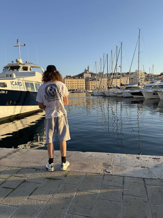 White “Elevated Vibes” Tee