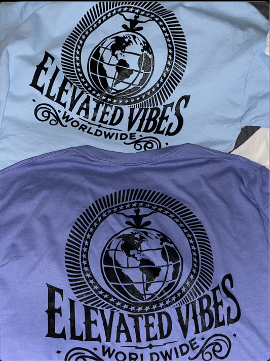 Light blue “Elevated Vibes” Tee